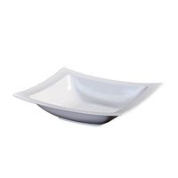 Lillian 5-Ounce Rectangular Plastic Bowls, 10 Count, Pearl