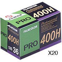 Fujifilm Fujicolor Professional Portrait PRO 400H - Color print film - 135 (35 mm) - ISO 400 - 36 exposures - 20 rolls