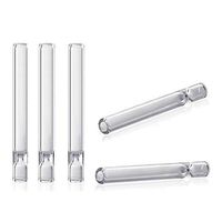 5-Pack Glass Tube Filter Accessories 4 Inches