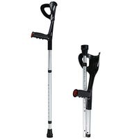MYJZY Folding Forearm Adult Crutches,Height Adjustable Medical Arm Cuff Crutch,Lightweight Aluminum Alloy,Ergonomic Design