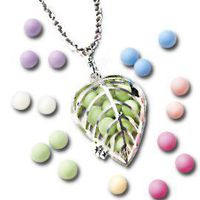 Aroma-Accents™ Locket and Chain, Silver with Free Aroma Pearls