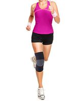 Pair of Heat-Trapping Knee Support in Black