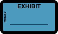 Tabbies 58091 Legal Exhibit Labels,"Exhibit",1-5/8-Inch x1-Inch,252/PK, Blue