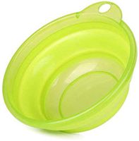Collapsible Washing Up Bowl Travel folding washbasin portable travel silicone basin creative outdoor supplies wash foam feet telescopic folding basin (Color : Green, Size : 332412CM)