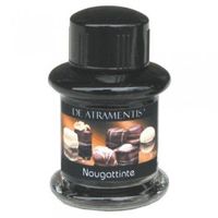 Nougat Brown/Nougat Scented Premium Bottled Fountain Pen Ink by Premium handmade fountain pen bottled ink from Germany.