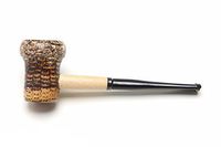 Missouri Meerschaum Patriot Corncob Tobacco Pipe Straight