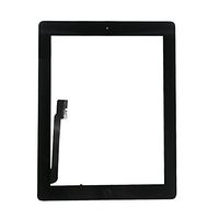 Black Touch Screen Digitizer Assembled with Home Button Strong Adhesive for iPad 3 3rd Generation A1416 A1403 A1430