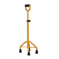 YULAN Crutches Big Four-Foot Walker Crutches Aluminum Alloy Telescopic Adjustment Anti-Slip Elderly Support Light
