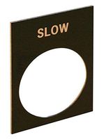 Legend, 22mm, "Stop"