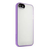 Belkin Grip Candy Sheer Case/Cover for iPhone 5 / 5S and iPhone SE (Clear/Purple)