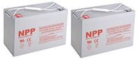 NPP HR12330W FR 12V 330W,12V 100Ah 12Volt 100Amp AGM High Rate Rechargeable Sealed Lead Acid UPS Battery(（2 pcs）