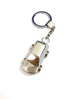 Mini Creative Key Chain Car Personalized USB Charging Metal Lighter Windproof Cigarette Lighter (Gold)