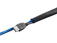 Monoprice Cable Wrap with Hook & Loop Fastener, 13mm Diameter, 20 Feet Long