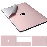 Leze - 4-in-1 Full Body Cover MacBook Skin Protector Decals Sticker for Apple Macbook Air 13-inch 13.3" A1466 & A1369 - Rose Pink
