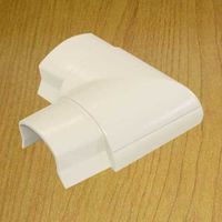 Flat Elbow Joint for Smooth Mould Hinged Cable Raceway With Adhesive Back (width 1.22" x height 0.5")