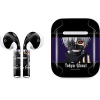 Skinit Decal Audio Skin for Apple AirPods with Wireless Charging Case - Officially Licensed Funimation Tokyo Ghoul Ken Kaneki Design