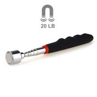 20 lbs Magnetic Telescoping Pick Up Tool for Small Metal Tools Extends from 7 to 30 inches / 185-720mm