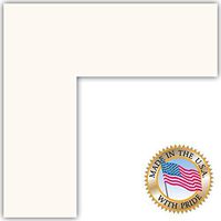 14x24 Smooth White / Super White Custom Mat for Picture Frame with 10x20 opening size (Mat Only, Frame NOT Included)