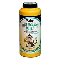 ANTI MONKEY BUTT Baby Diaper Rash Powder with Calamine, 6 Oz (4 Pack)