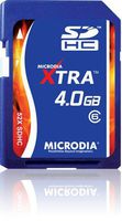 MICRODIA 4 GB SDHC Class 6 Flash Memory Card Xtra 52x