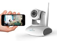 Bayit Cam Pro Full HD1080P WiFi/IP Camera Wireless Pan/Tilt With Two-Way Audio Night Vision and Push Notifications, View From Anywhere with the Bayit Cam App