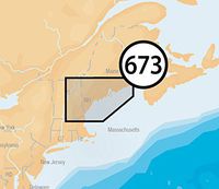 Navionics Platinum Plus 673P+ Maine Marine Charts on SD/MSD