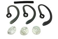 AvimaBasics CS540 Ear Tips | Replacement Earbuds Ear Buds Headset Parts Spare Kit Ear Loops Compatible with Plantronics CS540 WH500 W440 Savi W740 - Includes: 3 Earloops, 3 Eartips & Foam Tube