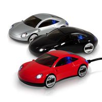 SPORTS CAR 4-PORT USB HUB Red Color