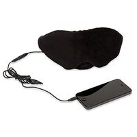 1 Voice Sleep Headphones Eye Mask, Black