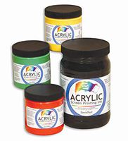 Speedball 004623 Acrylic Screen Printing Ink, 8 fl. oz, Medium Yellow