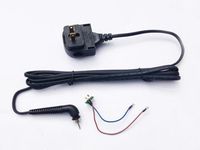 GHD Black MK3 Compatible Power Cable and Cable Connector - US Plug