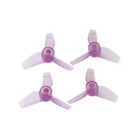 Rakonheli 31mm 3 Blade Clear Propeller (2CW+2CCW; 0.8mm Shaft) (Purple) - Blade Inductrix/FPV