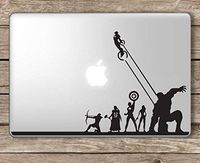 Avengers Superheroes Marvel - Apple MacBook Laptop Vinyl Sticker Decal, Die Cut Vinyl Decal for Windows, Cars, Trucks, Tool Boxes, laptops, MacBook - virtually Any Hard, Smooth Surface
