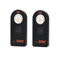 Foto&Tech 2 PCS IR Wireless Shutter Release Remote Control Compatible with Sony Alpha A33, A55, A99, A900 A700 A580 A560 A550 A500 A450 A390 A330 A230 DSLR Cameras, NEX-7 NEX-6 NEX-5 Compact Cameras
