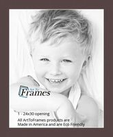 24x30 Cappuccino / Peat Custom Mat for Picture Frame with 20x26 opening size (Mat Only, Frame NOT Included)
