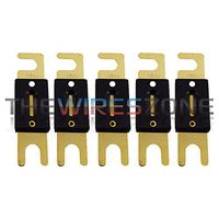 Gold Plated 250 Amp ANL Fuse Inline Wafer for Car Audio (5/Pack)