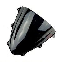 New Smoke Tinted Windscreen Windshield For Suzuki GSXR 600 750 2006 2007 06 07 K6 (Black)