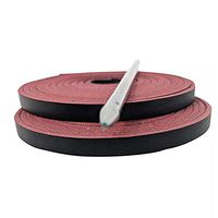 TOFL Highland Group, Baseball and Softball Glove Lace Kit, 2 Leather Laces, Leather Lacing Needle (Red-Black)