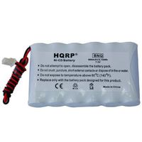 HQRP Battery Compatible with Ademco Honeywell LYNXR-2FR, LYNXR-2SIA, LYNXR-ENSIA Security System + HQRP Coaster