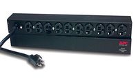 APC Rack Mount PDU, Basic 100V-120V/20A, (10) Outlets, 1U Horizontal Rackmount (AP9563)