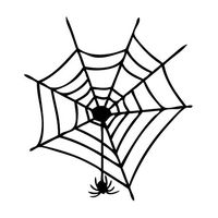 Leon Online Box Spider Web - Animal Decal [Choice] Vinyl Sticker for Car, Bike, iPad, Laptop, MacBook, Helmet