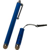 QVS - Blue Q-Stick Capacitive Touch Stylus And Mini-Stylus Combo