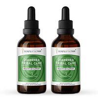 Secrets Of The Tribe - Diarrhea Tribal Care, Healthy BM Support, Herbal Supplement Blend Drops Alcohol-Free Liquid Extract (2x4 fl oz)