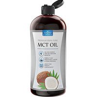 Anjou Premium MCT Oil 32 fl.oz, C8 C10 Derived from Non-GMO Coconut Oil, Keto Friendly and Paleo Diet Approved, BPA-Free Bottle
