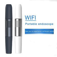 WiFi Ear Endoscope 1600P 2MP HD Wireless Earpick Mini Inspection Camera 5.5mm Visual Ear Care Cleaning Scope Earwax Remover Tool (White)