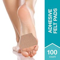 Steins 3/16 Inch Adhesive Felt Pre-Cut Arnold Pads, 100 Count