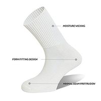 Transform Unisex Diabetic Edema Compression Therapy Crew Socks for Improved Blood Circulation (3)