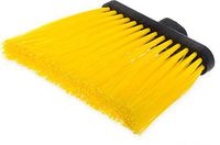 Carlisle 3686804 Duo-Sweep UnFlagged Angle Broom Head, 8", Yellow