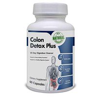 Colon Detox Plus | Natural 15 Day Detox Course, Supporting a Healthy Digestive System and Movements. 60 Capsules