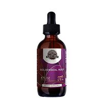 Earth's Love - Goldenseal Root Alcohol-Free Herbal Extract Tincture, Super-Concentrated Organic Goldenseal (Hydrastis Canadensis) Dried Root (4 Fl Oz)